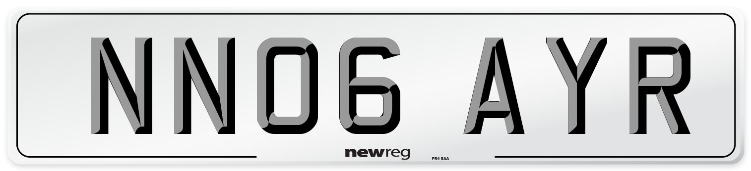 NN06 AYR Number Plate from New Reg